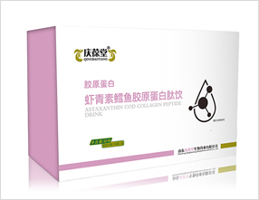 慶葆堂蝦青素鱈魚(yú)膠原蛋白肽飲